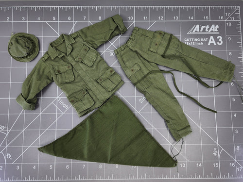 Bam 1/6 Vietnam OD Green Uniform