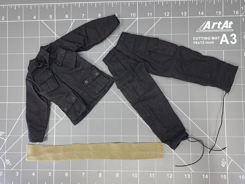 Bam 1/6 Vietnam Black Uniform