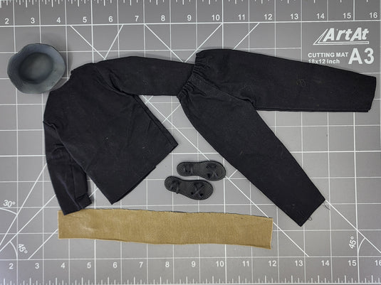 Bam 1/6 Vietnam Black Viet Cong Uniform