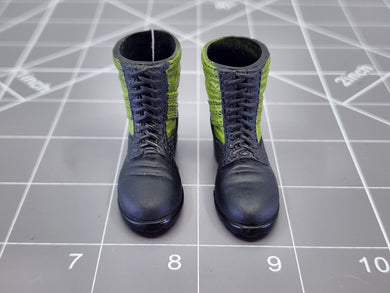 Bam 1/6 Vietnam Jungle Boots (Foot Type) (See Desc)