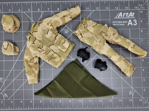 Bam 1/6 3C Desert Camo Uniform