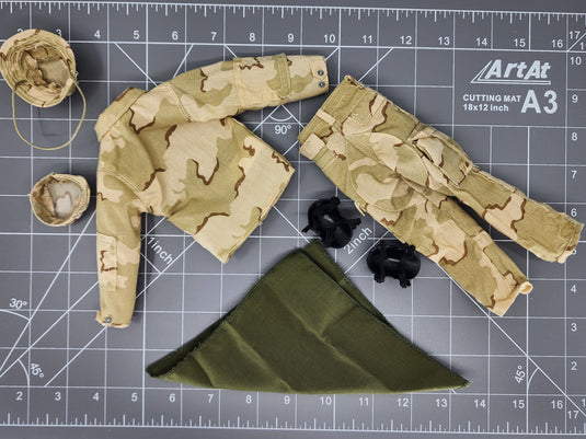 Bam 1/6 3C Desert Camo Uniform