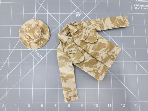 Bam 1/6 British Desert DPM Camo Jacket and Boonie Hat