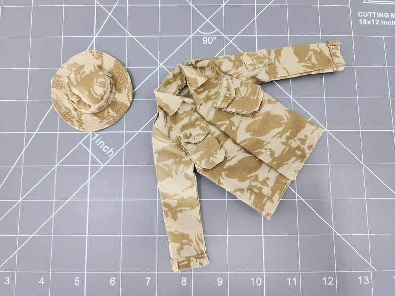 Load image into Gallery viewer, Bam 1/6 British Desert DPM Camo Jacket and Boonie Hat

