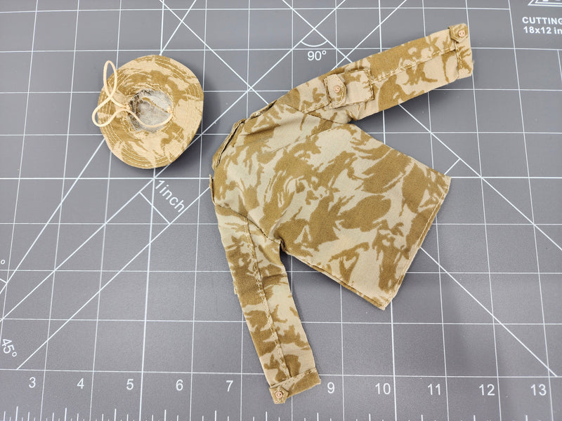 Load image into Gallery viewer, Bam 1/6 British Desert DPM Camo Jacket and Boonie Hat
