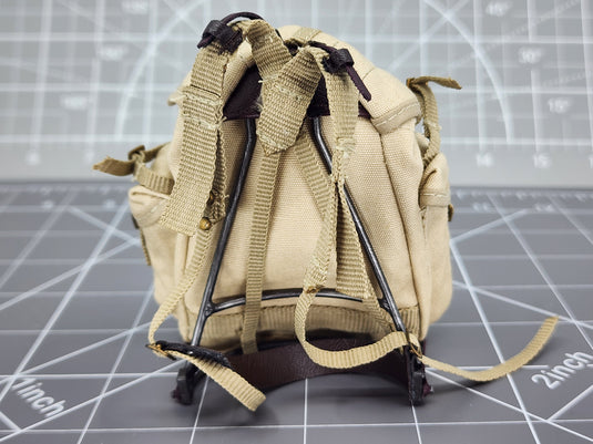 Bam 1/6 British Tan Backpack W/ Frame