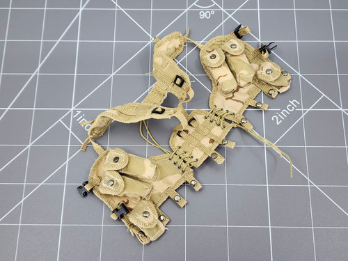 Bam 1/6 3C Desert Camo Chest Rig