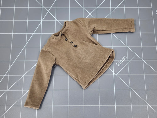 Bam 1/6 Brown Long Sleeve Shirt