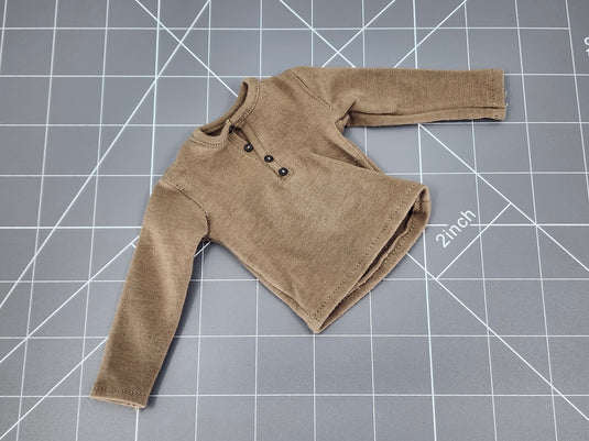 Bam 1/6 Brown Long Sleeve Shirt