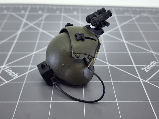 Bam 1/6 OD Green Helicopter Pilot Helmet (21 Century)