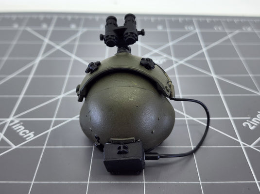 Bam 1/6 OD Green Helicopter Pilot Helmet (21 Century)