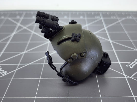 Bam 1/6 OD Green Helicopter Pilot Helmet (21 Century)
