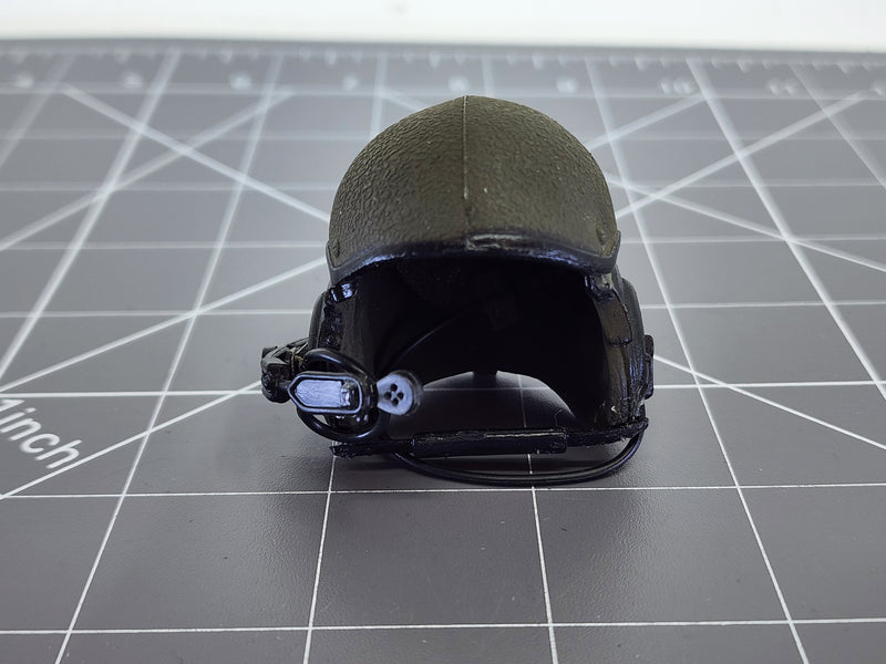 Load image into Gallery viewer, Bam 1/6 OD Green Tanker Helmet (21st Century)
