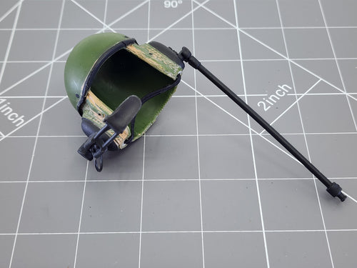 Bam 1/6 Green Weathered Tanker Helmet