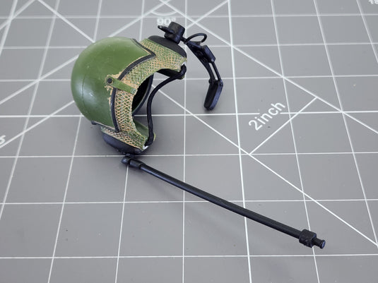 Bam 1/6 Green Weathered Tanker Helmet