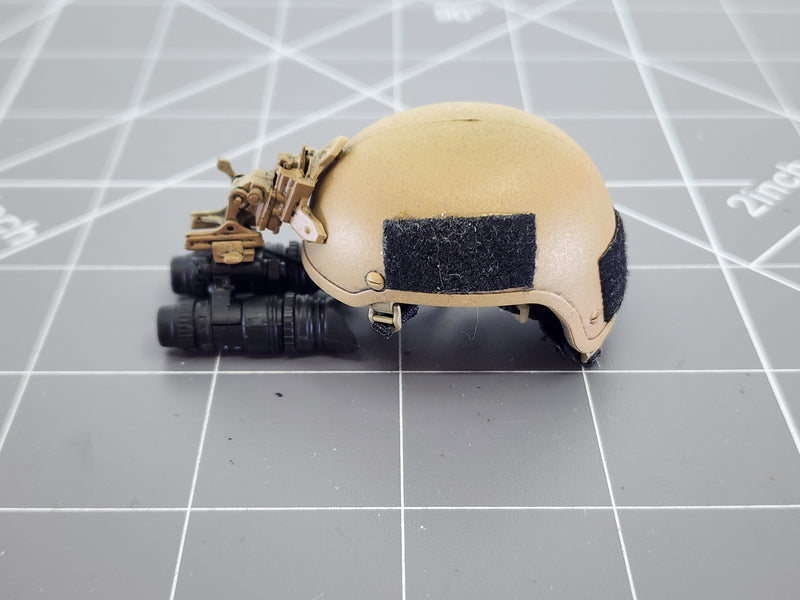 Load image into Gallery viewer, Bam 1/6 Coyote Tan Helmet W/ NVG (BBI)
