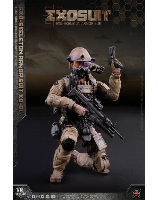 Load image into Gallery viewer, 1/18 Scale - EXO-Skeleton Armor Suit XO-01 - MINT IN BOX
