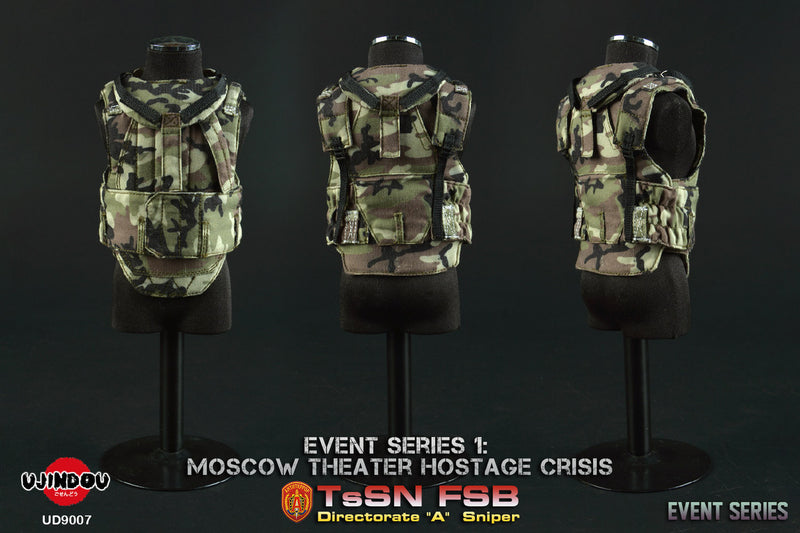 Load image into Gallery viewer, Russian Moscow TsSN FSB - Woodland Plate Carrier Vest
