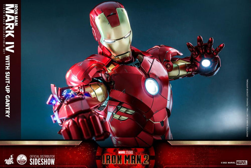 Load image into Gallery viewer, 1/4 Scale - Iron Man 2 - Iron Man Mark IV w/Suit-Up Gantry
