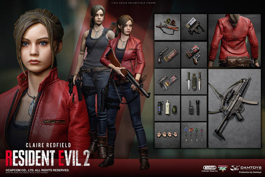 Resident Evil 2 - Claire Redfield - Female Blue Denim Like Jeans