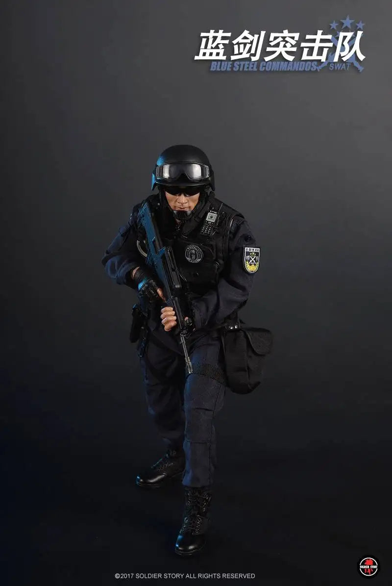 Load image into Gallery viewer, SWAT - Blue Steel Commandos - MINT IN BOX
