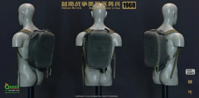 Load image into Gallery viewer, Vietnam War - Hospital Corpsman - M5 Medic Backpack w/Medical Supplies Type 1
