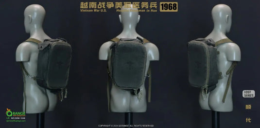 Vietnam War - Hospital Corpsman - M5 Medic Backpack w/Medical Supplies Type 1