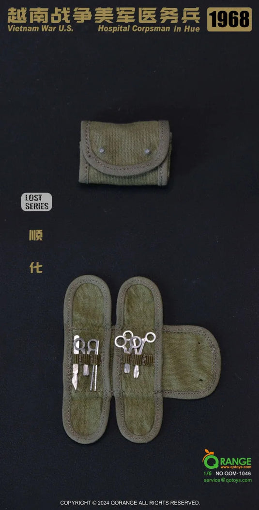 Vietnam War - Hospital Corpsman - M5 Medic Backpack w/Medical Supplies Type 1