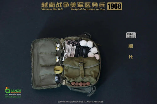 Vietnam War - Hospital Corpsman - M5 Medic Backpack w/Medical Supplies Type 1