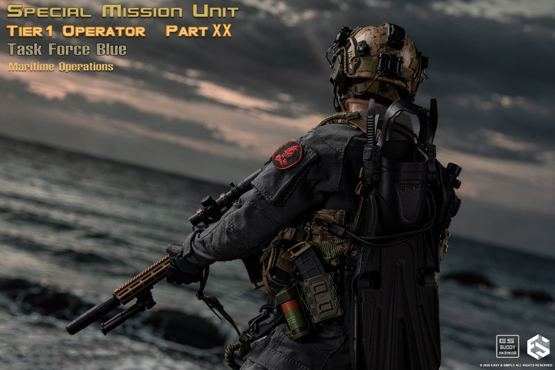 Load image into Gallery viewer, PREORDER DEPOSIT - SMU Tier1 Operator Part XX Task Force Blue Maritime Operation Ver C Limited - MINT IN BOX
