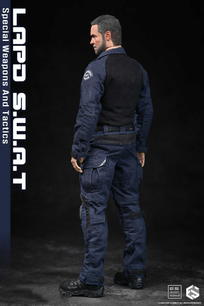 Load image into Gallery viewer, LAPD S.W.A.T. - Navy Blue Uniform Set w/Hat &amp; Facemask
