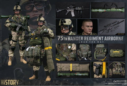 75th Ranger Regiment Airborne - Woodland Camo Elbow & Knee Pads