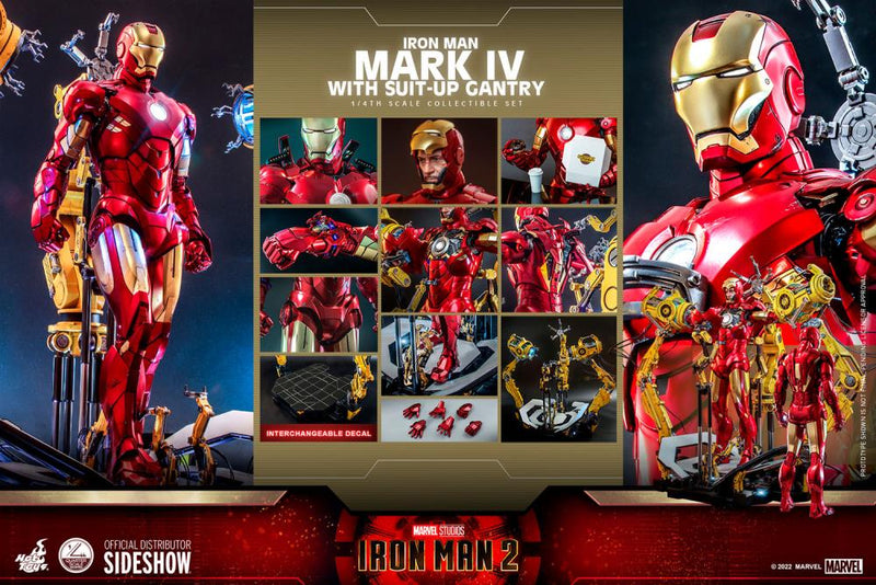 Load image into Gallery viewer, 1/4 Scale - Iron Man 2 - Iron Man Mark IV w/Suit-Up Gantry
