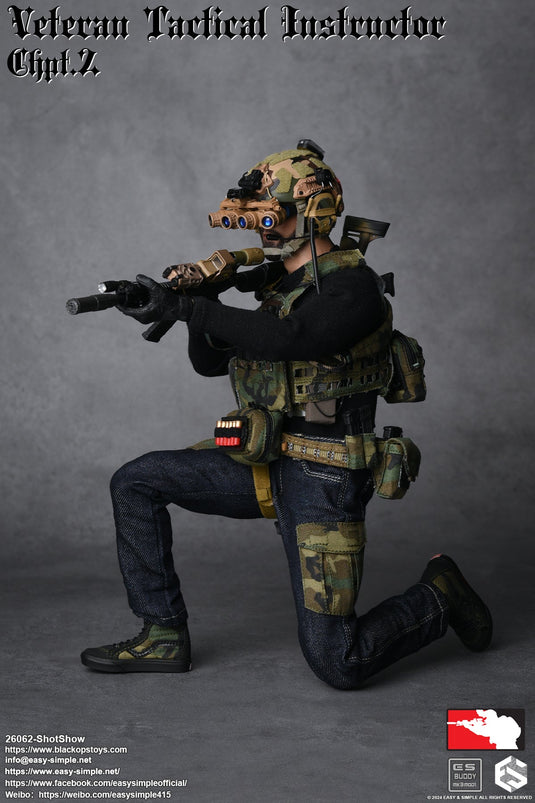 Veteran Tactical Instructor Chapt. 2 - Woodland High op Sk8 Shoes (Peg Type)