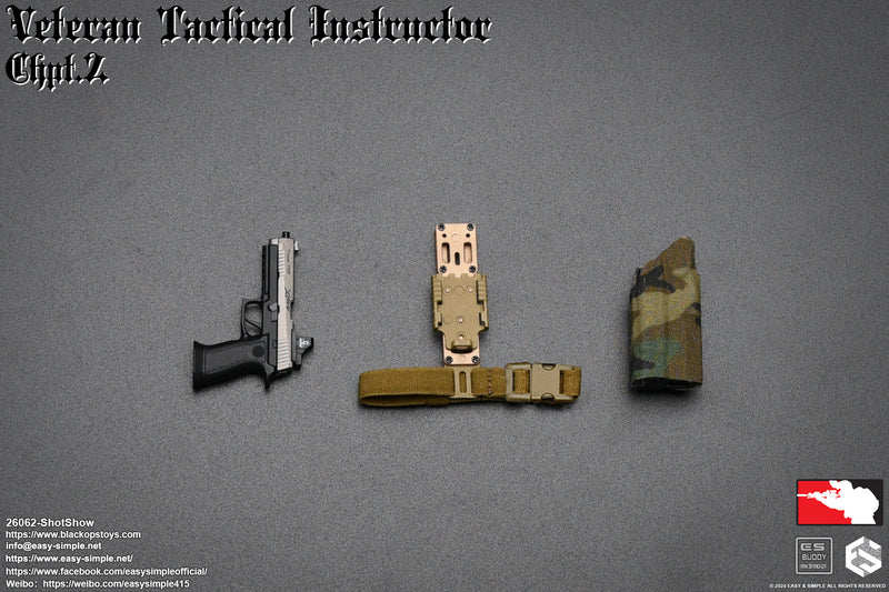 Load image into Gallery viewer, Veteran Tactical Instructor Chapt. 2 - P320 Pistol w/Holster &amp; MOLLE Battle Belt Set
