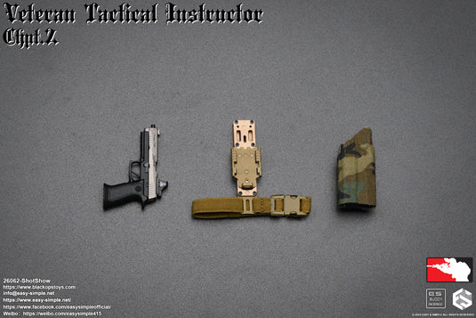 Veteran Tactical Instructor Chapt. 2 - P320 Pistol w/Holster & MOLLE Battle Belt Set