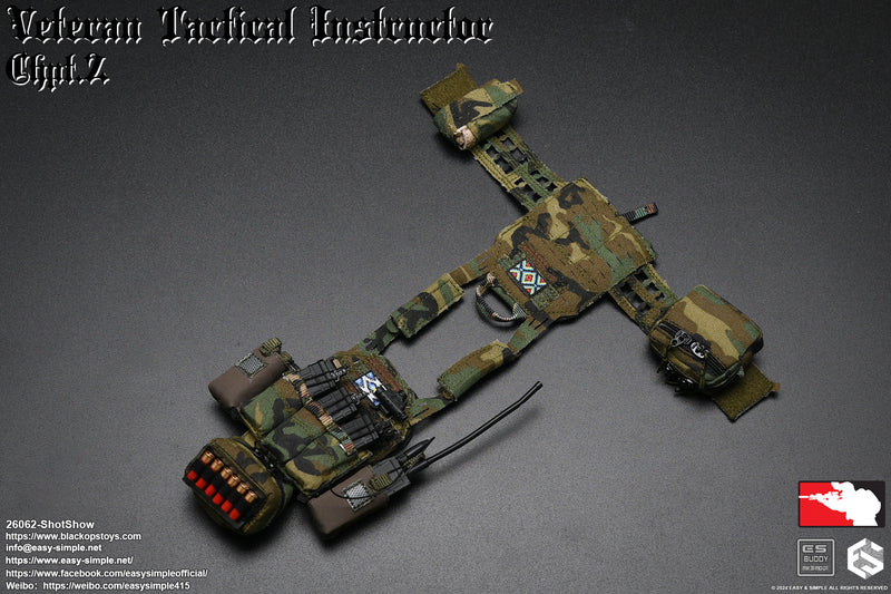 Load image into Gallery viewer, Veteran Tactical Instructor Chapt. 2 - M81 Woodland 6094 MOLLE Plate Carrier w/Pouches
