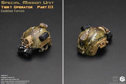 SMU - Coalition Forces - Multicam Helmet w/NVG Set