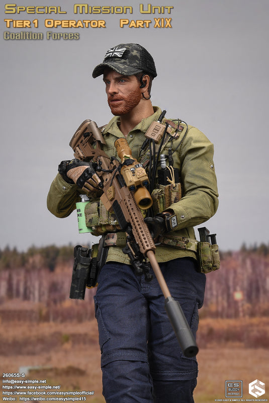SMU - Coalition Forces - Black Low Profile Concealment Bag w/MP5 SMG
