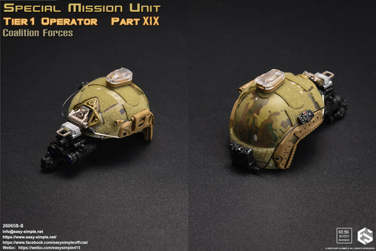 SMU - Coalition Forces - Multicam Helmet w/NVG Set