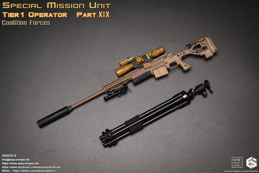 SMU - Coalition Forces - AX 338 Sniper Rifle w/Tripod Set