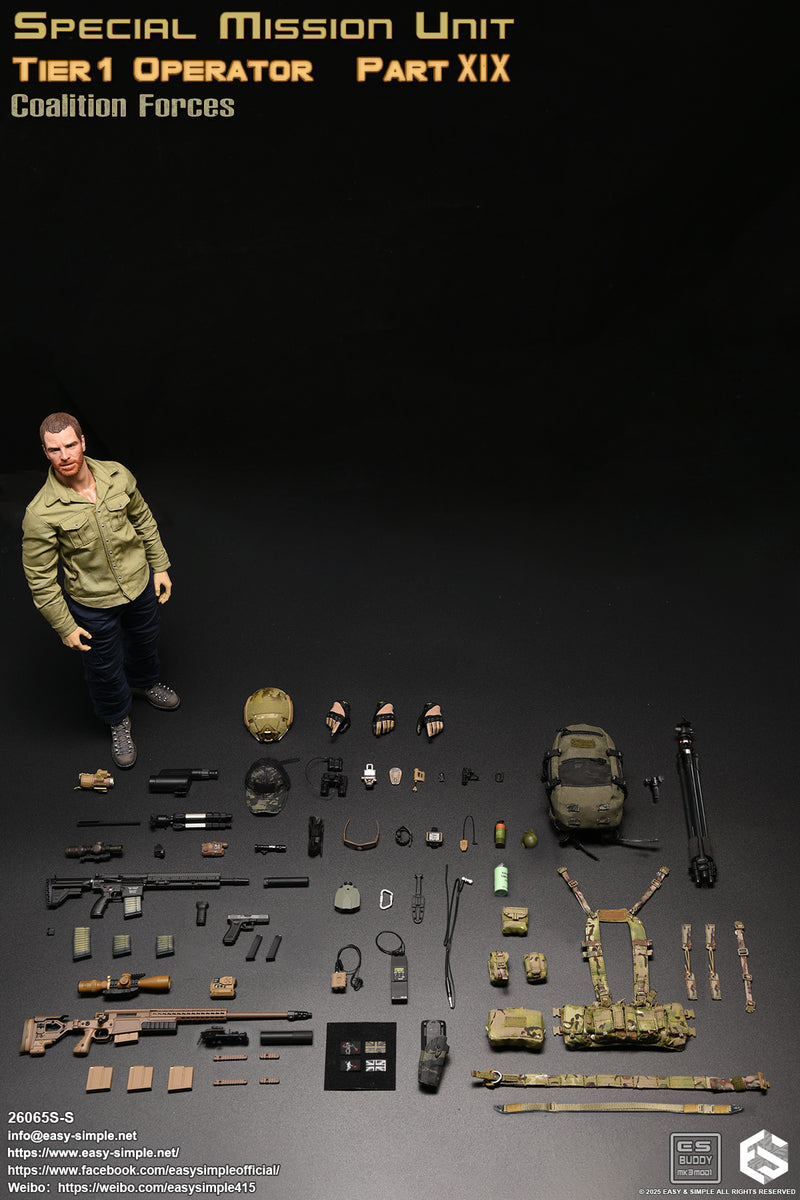 Load image into Gallery viewer, SMU - Coalition Forces - Radio w/Ear Buds &amp; Whip Antenna
