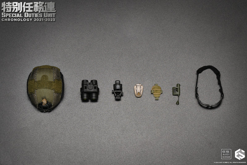 Load image into Gallery viewer, SDU Assault Team - OD Green FAST Helmet w/Communications &amp; NVG Set
