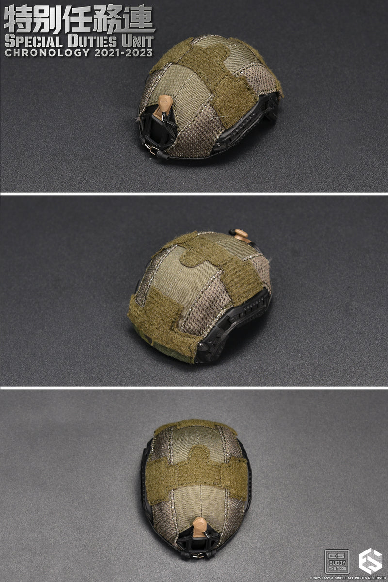 Load image into Gallery viewer, SDU Assault Team - OD Green FAST Helmet w/Communications &amp; NVG Set
