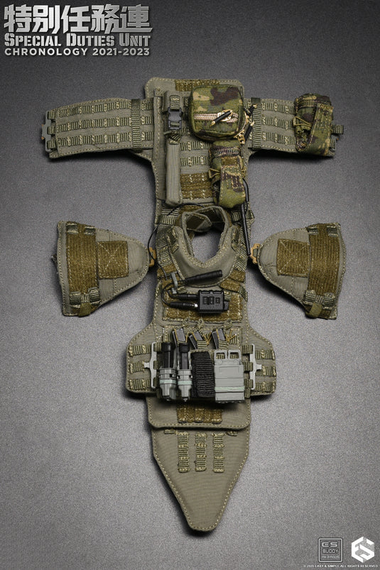 SDU Assault Team - OD Green ARMIS MOLLE Plate Carrier Set