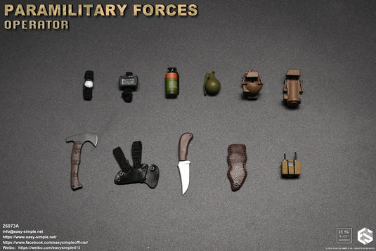 PREORDER DEPOSIT Paramilitary Forces Operator Version A - MINT IN BOX