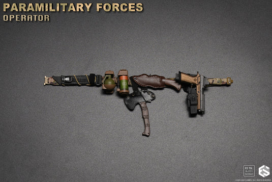 Paramilitary Forces Op. A - Battle Belt Set w/Pistol