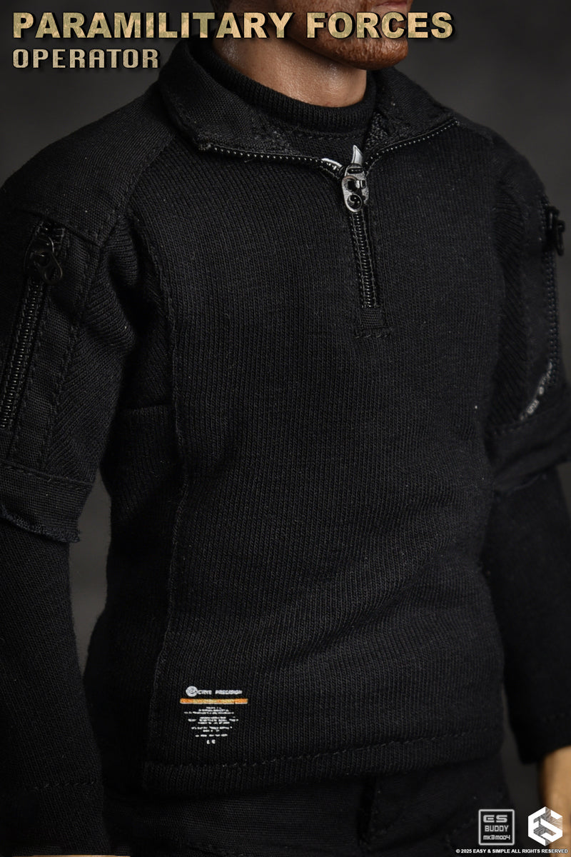 Load image into Gallery viewer, Paramilitary Forces Op. B - Black Combat Shirt
