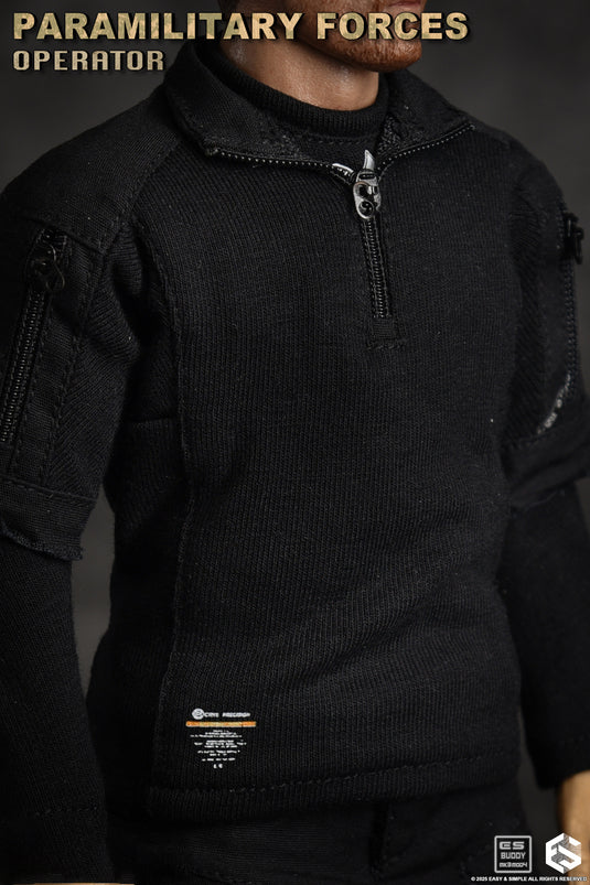 Paramilitary Forces Op. B - Black Combat Shirt