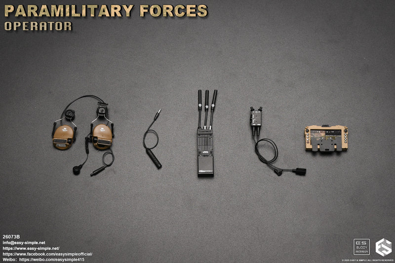 Load image into Gallery viewer, PREORDER DEPOSIT Paramilitary Forces Operator Version B - MINT IN BOX
